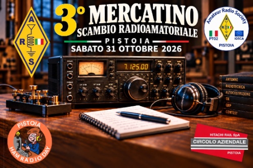 3° MERCATINO SCAMBIO PISTOIA - SABATO 31 OTTOBRE 2026